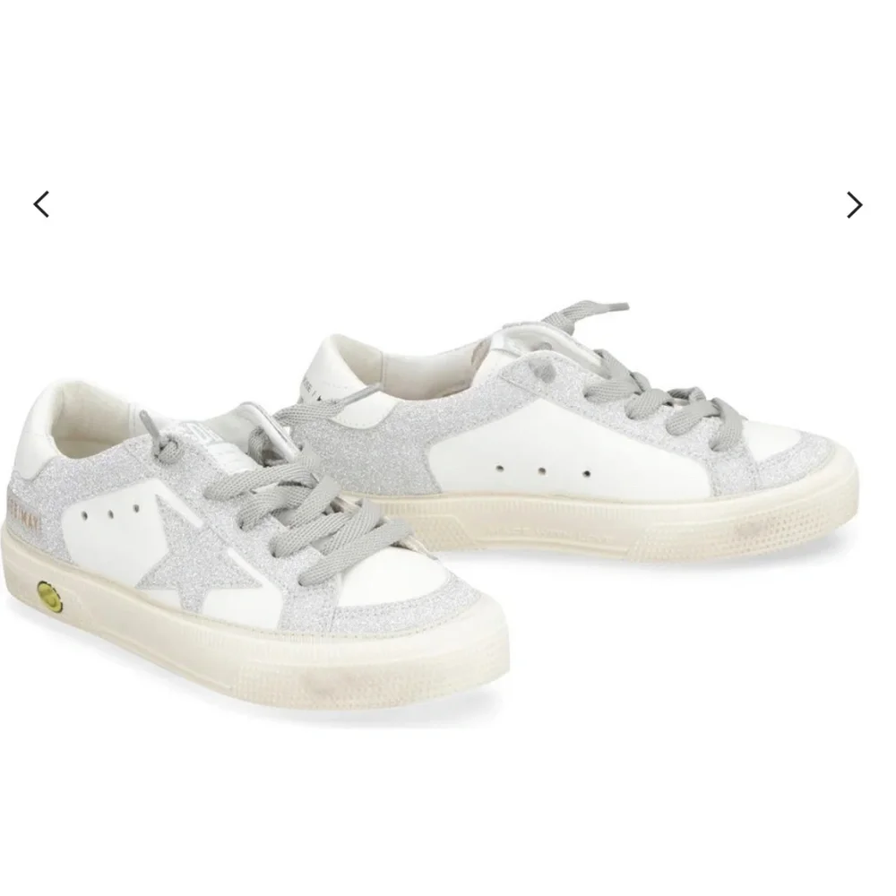 Golden Goose Girl’s May glitter star sneakers size 35 - Picture 1 of 1